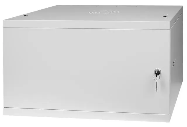 Szafa RACK 19'' 6U 350mm SZARA Drzwi stalowe