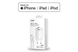 Oryginalna ładowarka iPhone, iPad, iPoD USB-C USB-A MFI 20W kabel USB-C + Lightning