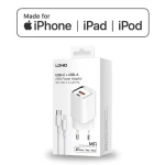 Oryginalna ładowarka iPhone, iPad, iPoD USB-C USB-A MFI 20W kabel USB-C + Lightning