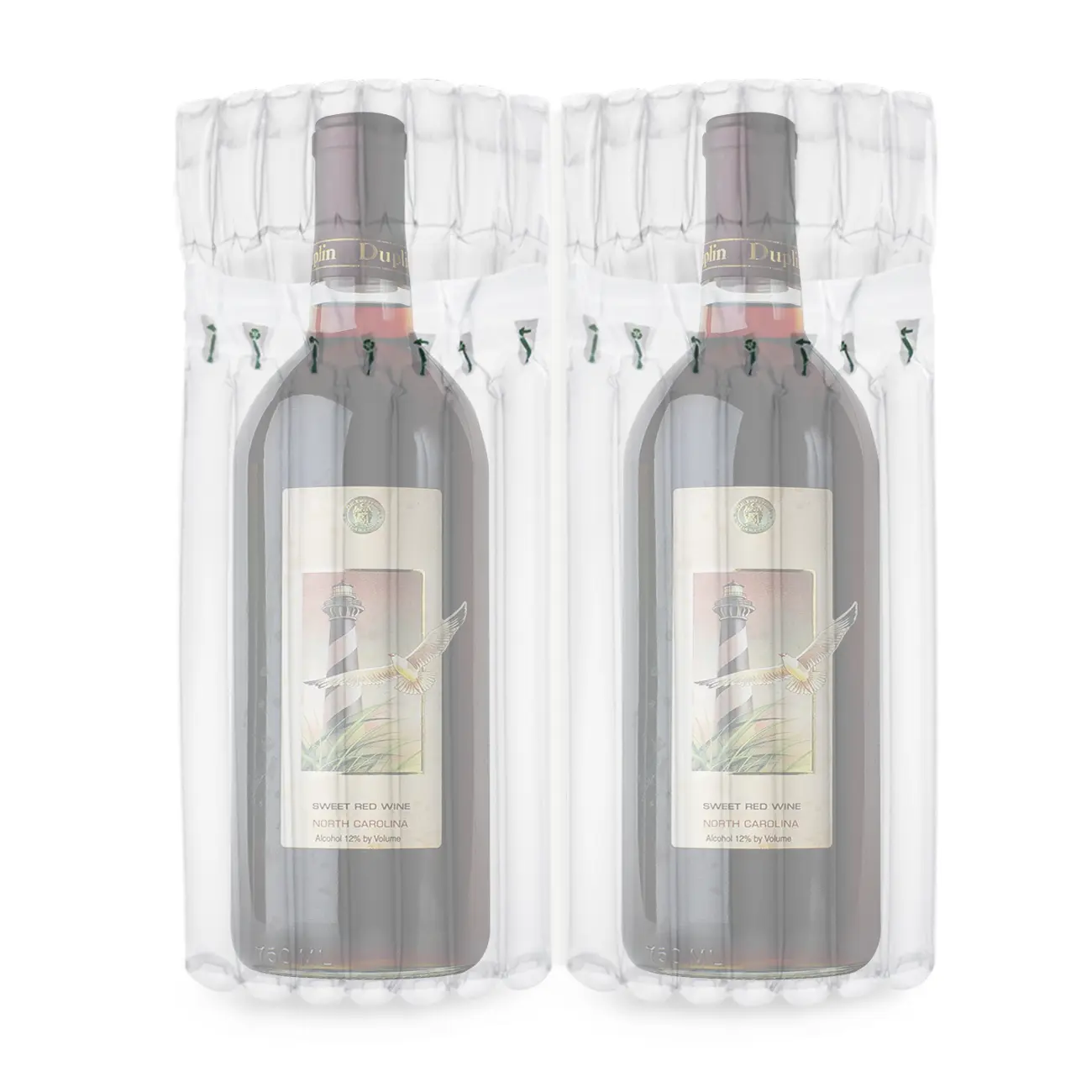 Torba powietrzna, opakowanie nadmuchiwane BAB-01D_60, dwie butelki wina