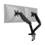 Uchwyt gazowy na dwa monitory Spacetronik SPA-G120