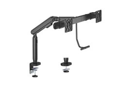 Elastyczny uchwyt 2 monitory Spacetronik SPAI120