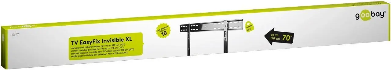 Uchwyt TV Goobay EasyFix Invisible XL 37