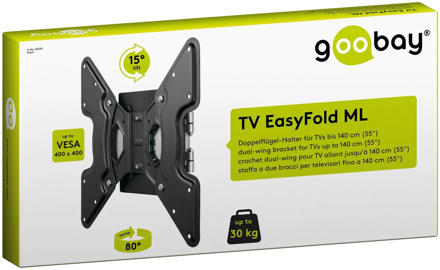 Uchwyt TV Goobay EasyFold ML Goobay 32''-55''
