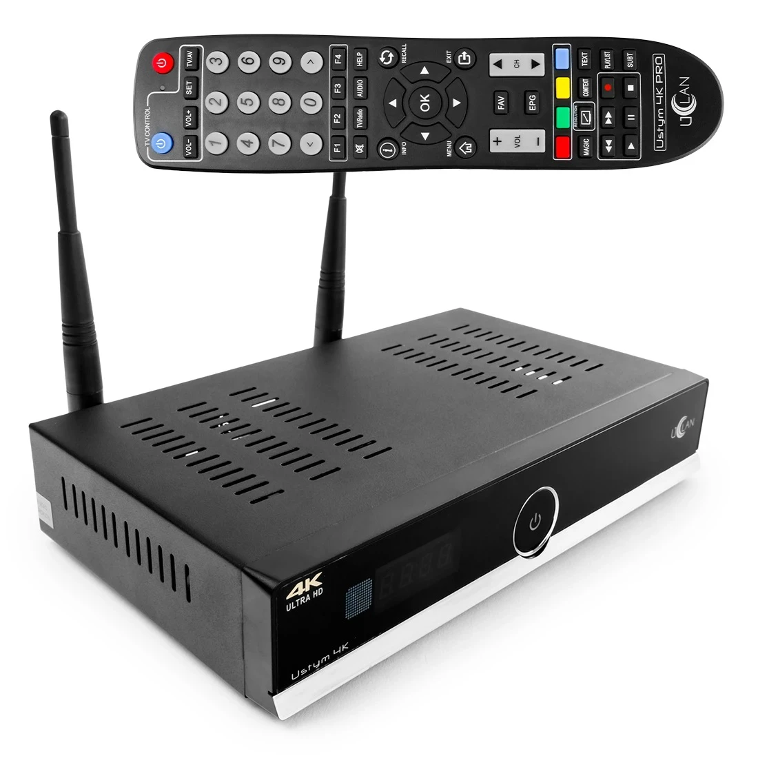 uClan Ustym 4K PRO UHD E2 TWIN TUNER DVB-S2X OpenATV 7.5.1