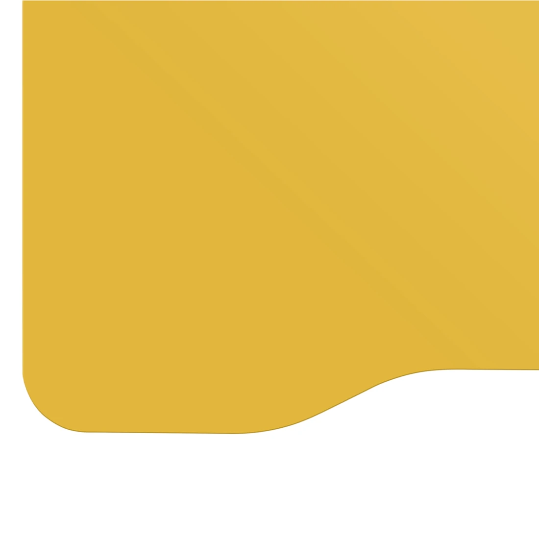 Uniwersalny blat biurkowy 138x68 ERGO Musztardowy