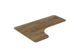 Blat narożny biurka 160x110x60x1.8 cm Retro L