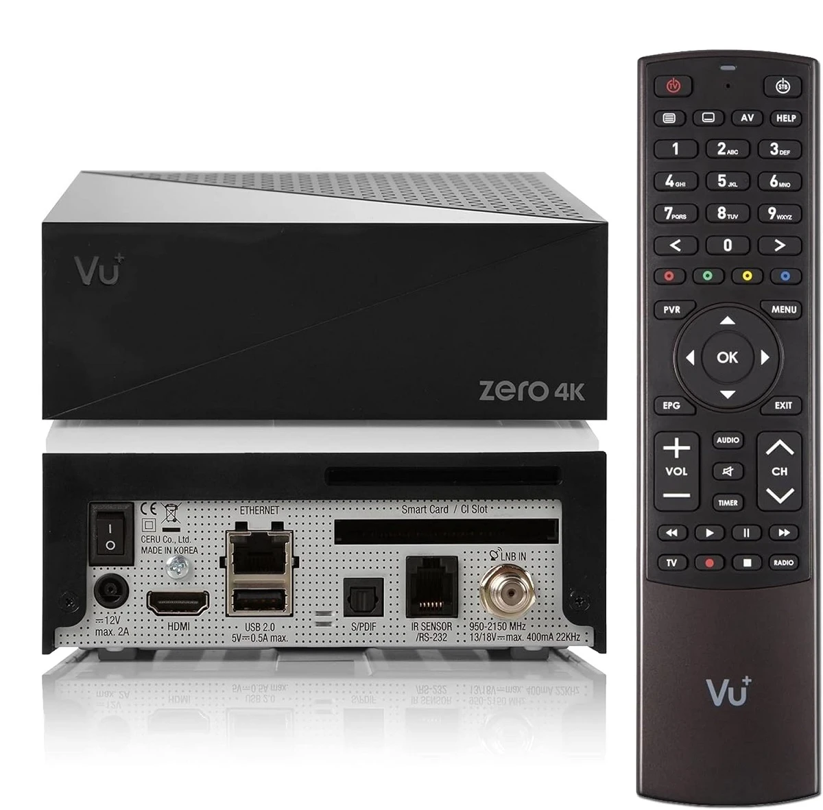 VU+ Zero 4K SATELITARNY 1x DVB-S2X Linux Enigma 2 OUTLET