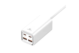 Wielofunkcyjna, szybka ładowarka 65 W Spacetronik SR102, 2x USB-C, 2x USB-A QC3.0