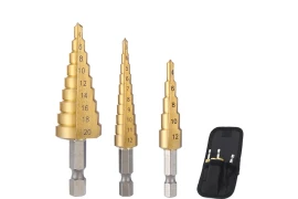 Wiertła stopniowe stożkowe SPM-T01 3szt