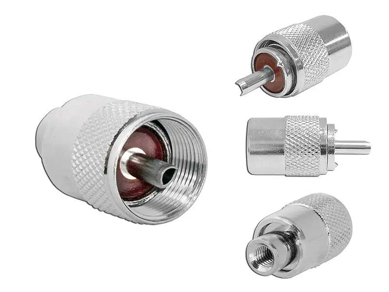 Wtyk CB (UHF) nakręcany na RG58 CU HQ