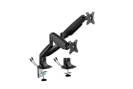 Wytrzymały uchwyt do 2 monitorów VESA 17”-35” Spacetronik SPA-S120B z wejściami USB OUTLET 