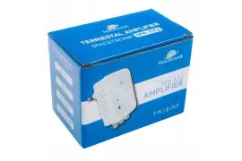 Wzmacniacz telewizyjny DVB-T2/C 20dB do gniazdka dwa wyjścia TV SPA-EX2