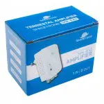 Wzmacniacz telewizyjny DVB-T2/C 20dB do gniazdka dwa wyjścia TV SPA-EX2