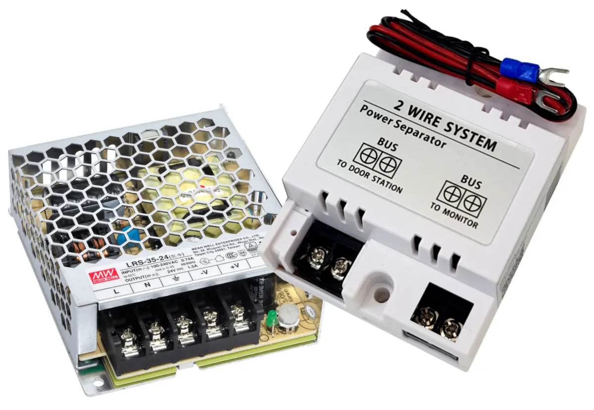 Zasilacz z separatorem zasilania Spacetronik DiO SPD-PS02 + LRS-35-24 24V 1,5A 36W