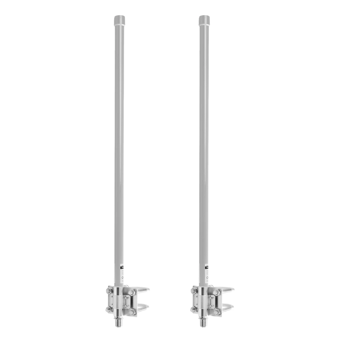 Zestaw anten szerokopasmowych dookólnych MIMO Spacetronik OMNI z włókna szklanego 10 dBi 90 cm białych