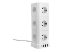 Zestaw Listwa zasilania 13AC 3USB 1USB-C SPS-CS01