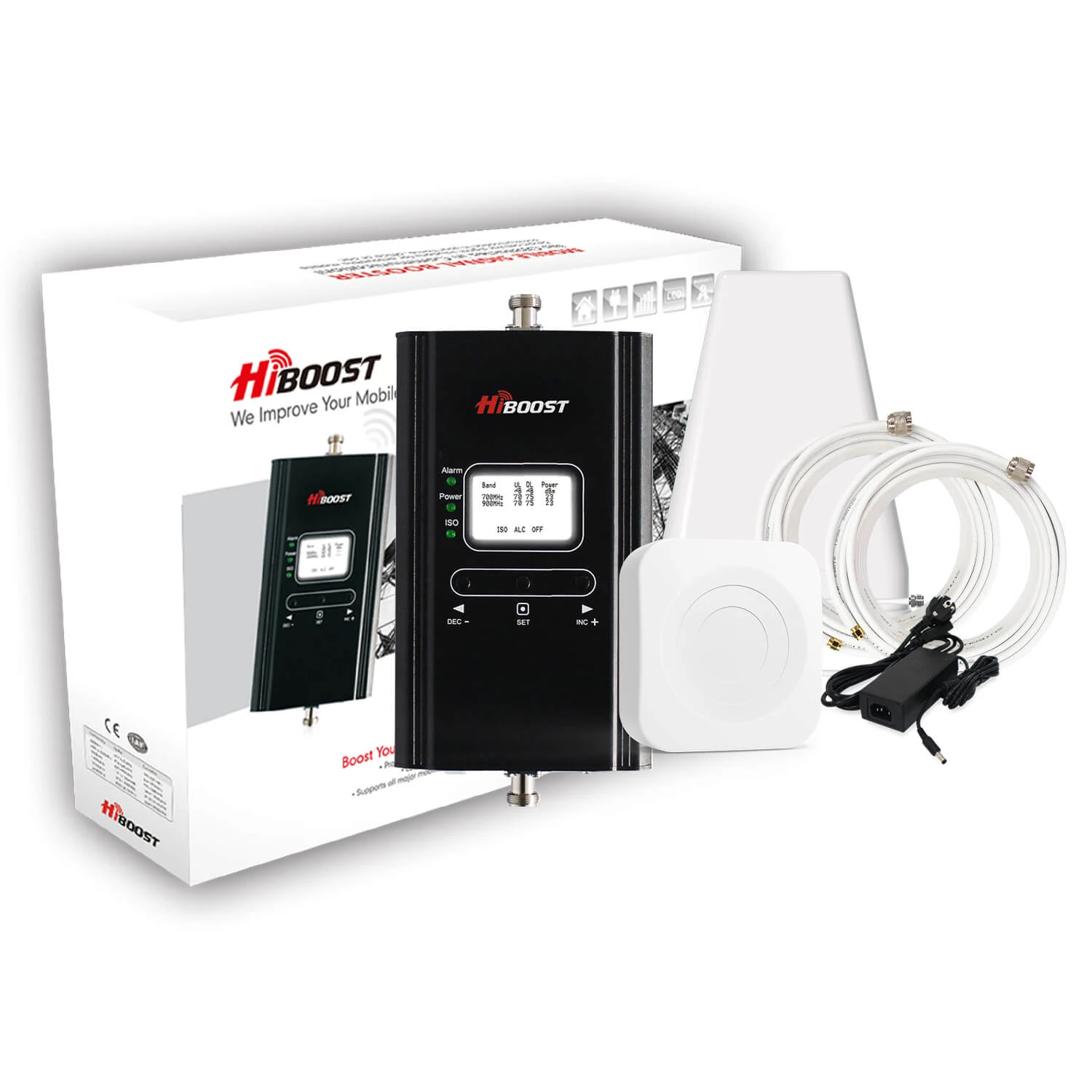 Zestaw Repeater GSM/5G HiBoost Hi23-ENR700 2 pasma