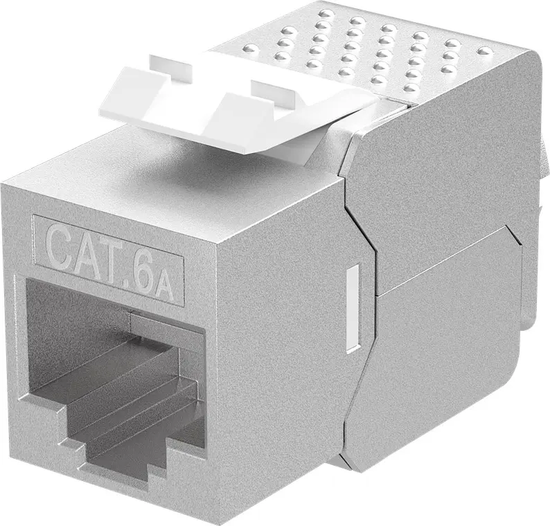 Złącze RJ45 Keystone CAT 6A STP 500MHz Slim-Line