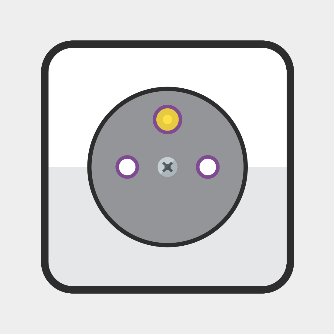 Gniazdo elektryczne typu French, bezpieczne gniazdo z bolcem, uniwersalne gniazdo French, gniazdo meblowe z uziemieniem